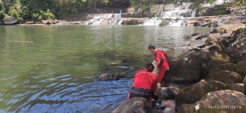 Corpo de Bombeiros localizou o corpo do jovem a seis metros de profundidade. – Foto: Corpo de Bombeiros/Divulgação/ND