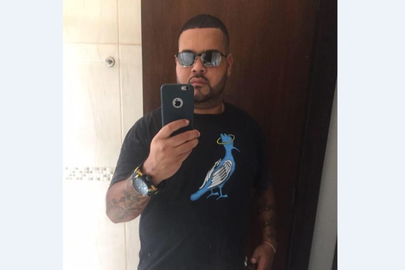 Jardel Almeida Jarcem foi morto na frente da fam&iacute;lia quando chegava em casa – Foto: Internet/Reprodu&ccedil;&atilde;o/ND