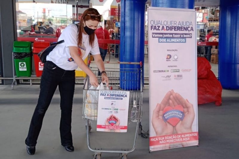 Fa&ccedil;a a sua doa&ccedil;&atilde;o no Hipermais Atacado – Foto: Aroj/Divulga&ccedil;&atilde;o