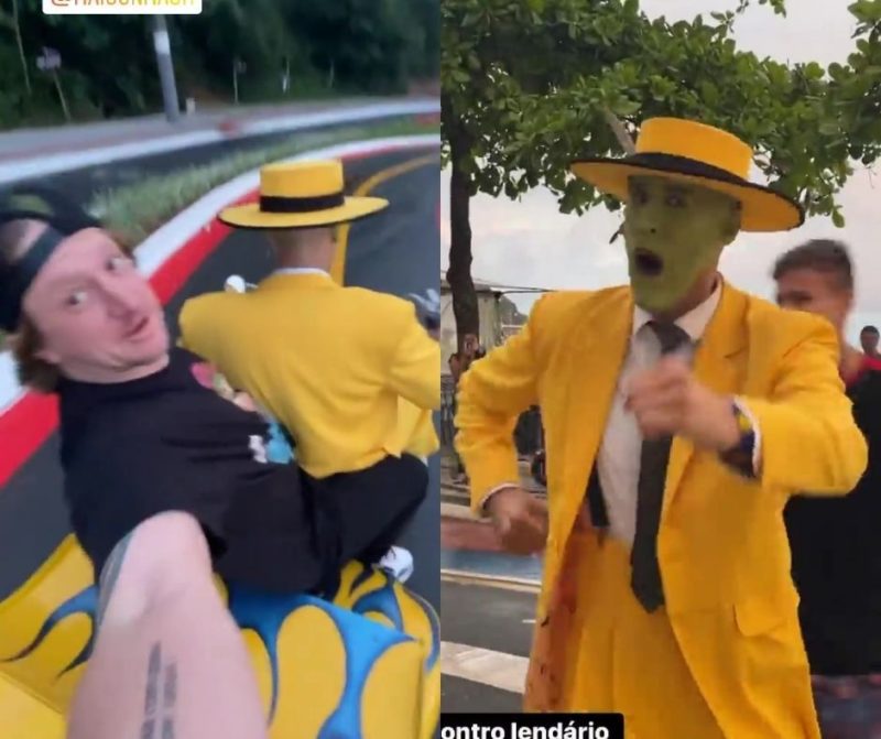 Causando em Balne&aacute;rio Cambori&uacute;, Dianho encontra M&aacute;skara e desce a Estrada da Rainha – Foto: Reprodu&ccedil;&atilde;o/Internet