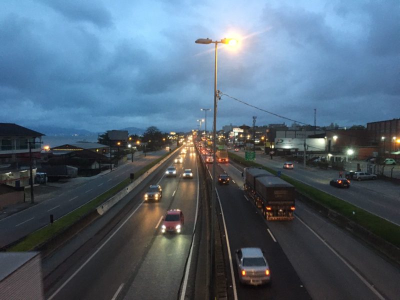 BR-101, em Santa Catarina – Foto: Diogo de Souza/ND