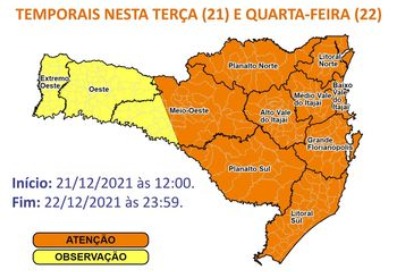 tendência de regiões com maiores riscos causados por ciclone