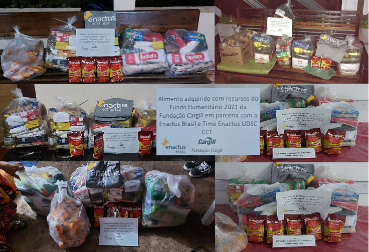 Mais de 1255 cestas b&aacute;sicas foram entregues no pa&iacute;s por meio da campanha de fim de ano – Foto: Divulga&ccedil;&atilde;o Udesc