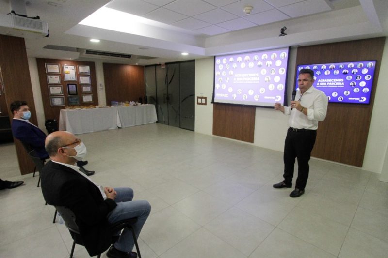 Secretário Luiz Fernando Vampiro fala durante o evento &#8211; Foto: Leo Munhoz/ND