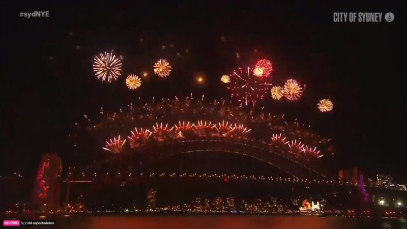 Sydney j&aacute; comemorou a chegada de 2022 – Foto: Internet/Reprodu&ccedil;&atilde;o/ND