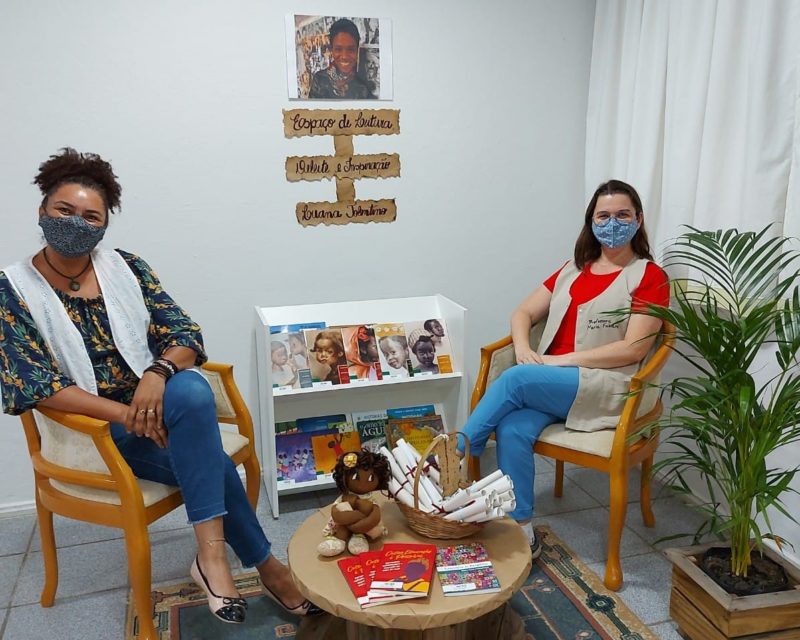 Josiane Neves da Silva Sant’Anna e Maria Fabiane Souza Israel – Foto: EM Monsenhor Sebasti&atilde;o Scarzello/Divulga&ccedil;&atilde;o/its Teens