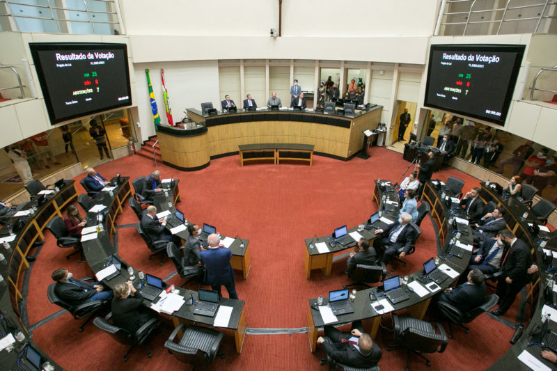 Assembleia Legislativa de Santa Catarina discutirá pacotaço do governo &#8211; Foto: Rodolfo Espínola / Agência AL/ND