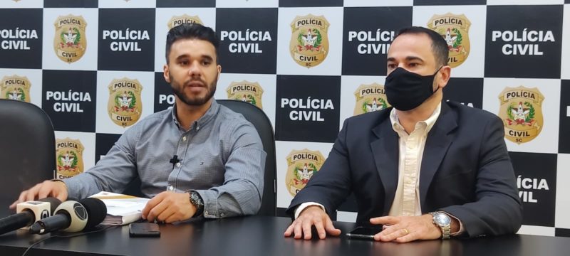 Delegado da DIC, Vagner Papini, elucidou o crime. – Foto: Geovan Petry/NDTV Chapecó