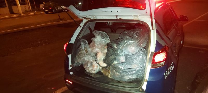 Guarda Municipal de Chapec&oacute; apreendeu os produtos furtados – Foto: Guarda Municipal/ND