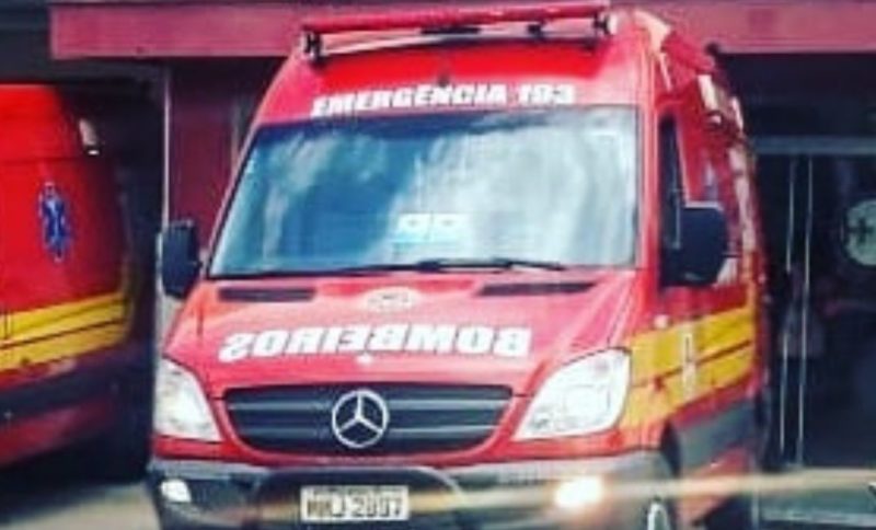 Acidente de tr&acirc;nsito aconteceu por volta das 15h30 em S&atilde;o Bento do Sul&nbsp; – Foto: Bombeiros S&atilde;o Bento do Sul/ Arquivo/ND