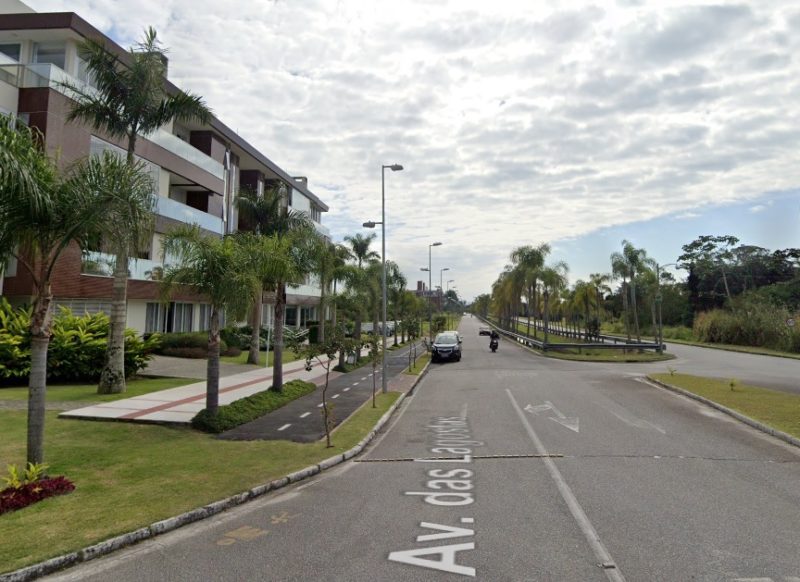 Homem foi morto a facadas em Jurer&ecirc; ap&oacute;s uma discuss&atilde;o – Foto: Reprodu&ccedil;&atilde;o/Google Maps/ND