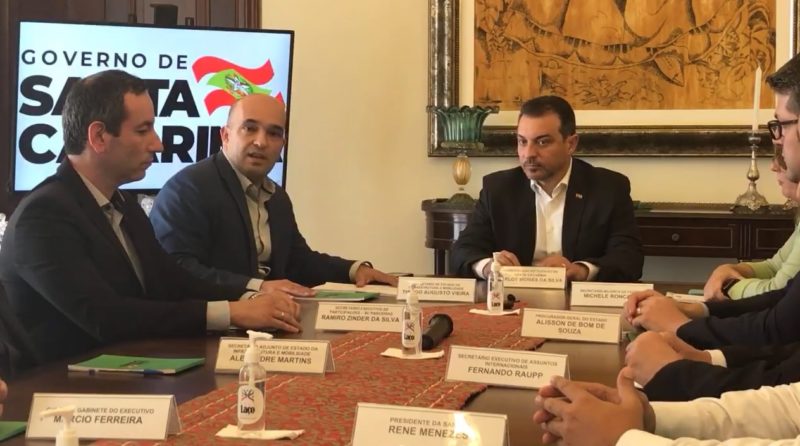 Lan&ccedil;amento da PMI do transporte aquavi&aacute;rio foi feito na Casa d&acute;Agron&ocirc;mica, com a participa&ccedil;&atilde;o do governador&nbsp; – Foto: Divulga&ccedil;&atilde;o/ND