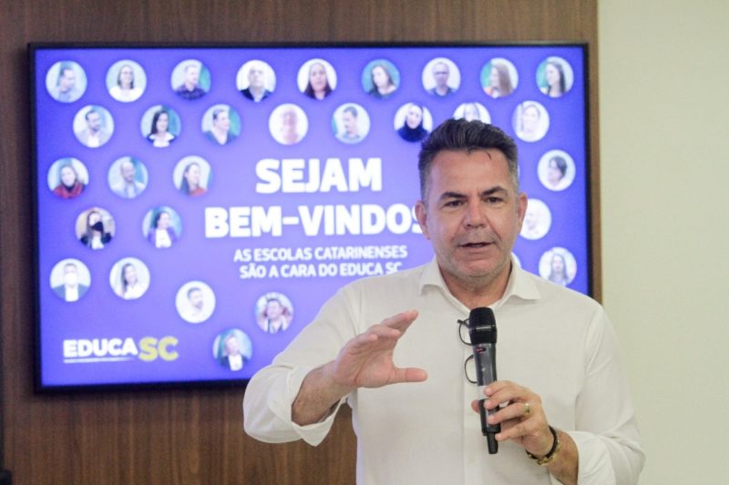 Secretário de educação, Luiz Fernando Vampiro na sede do Grupo ND &#8211; Foto: Leo Munhoz/ND