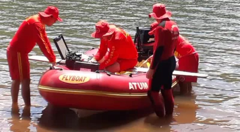 FRAME – Corpo de Roseli foi desovado no lago de uma usina hidrel&eacute;trica. – Foto: Marcos Feij&oacute;/R&aacute;dio Rural/Divulga&ccedil;&atilde;o/ND