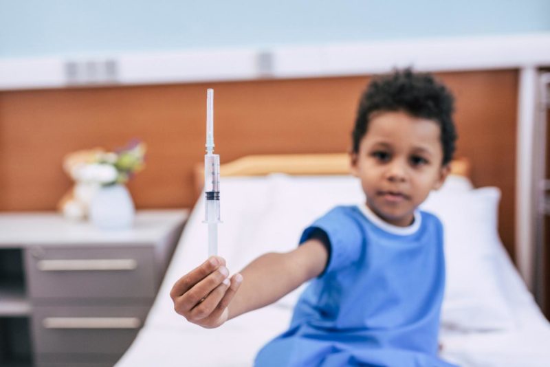 Vacinação de crianças em SC