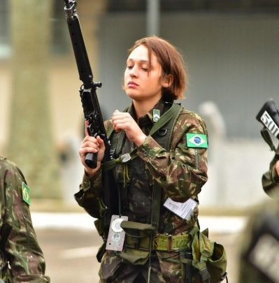 Nathalia se formou como sargento combatente em 2020 – Foto: Divulga&ccedil;&atilde;o/ND