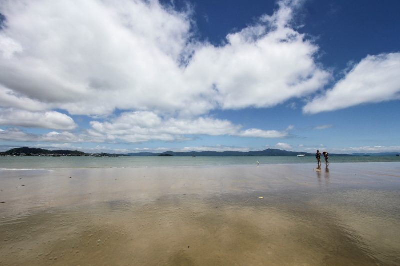 O paraíso na praia de Ponta das Canas