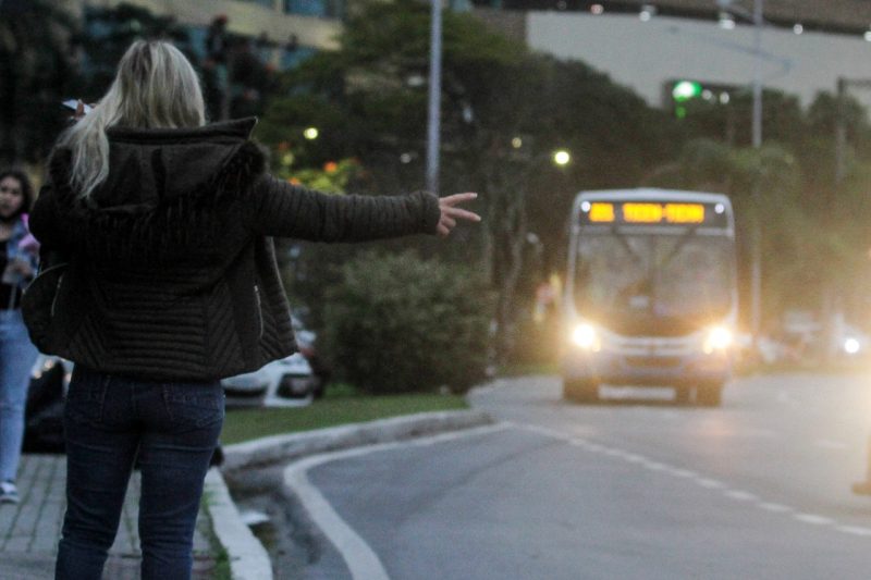 motoristas de ônibus em Florianópolis em insegurança