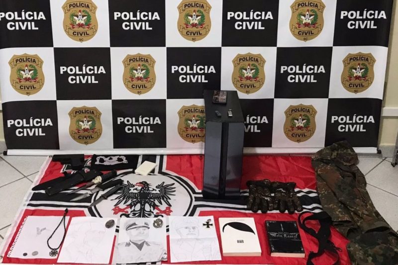 Opera&ccedil;&atilde;o Bergon cumpriu mandando de busca e apreens&atilde;o em Porto Uni&atilde;o – Foto: PCSC/Divulga&ccedil;&atilde;o