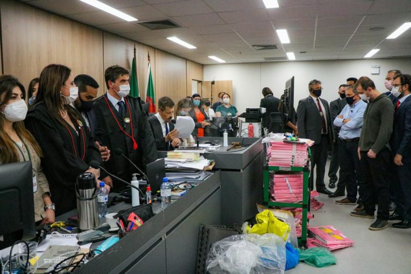 Senten&ccedil;a foi proferida ap&oacute;s 10 dias de julgamento, em Porto Alegre – Foto: Tiago Coutinho/MPRS/Divulga&ccedil;&atilde;o/ND
