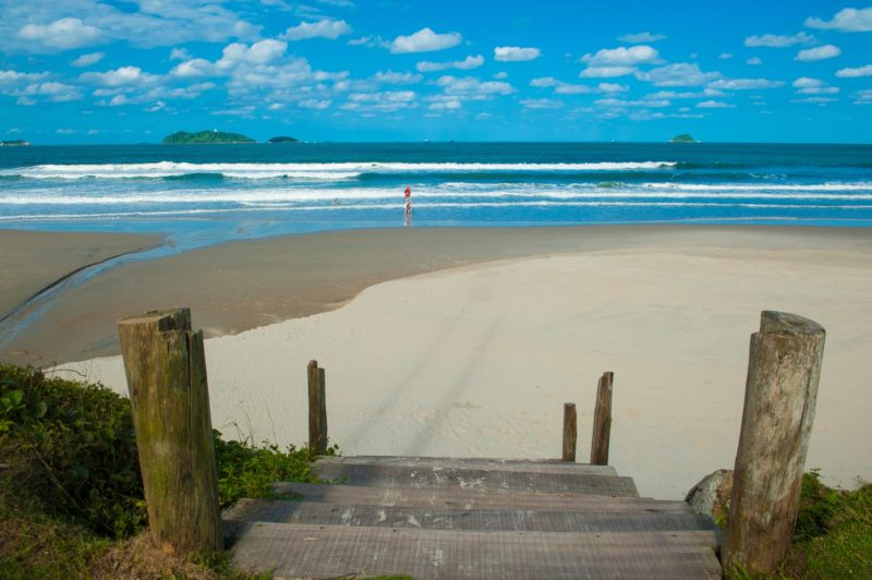 Praia do Itaguaçu, em São Francisco do Sul – Foto: Markito / Santur