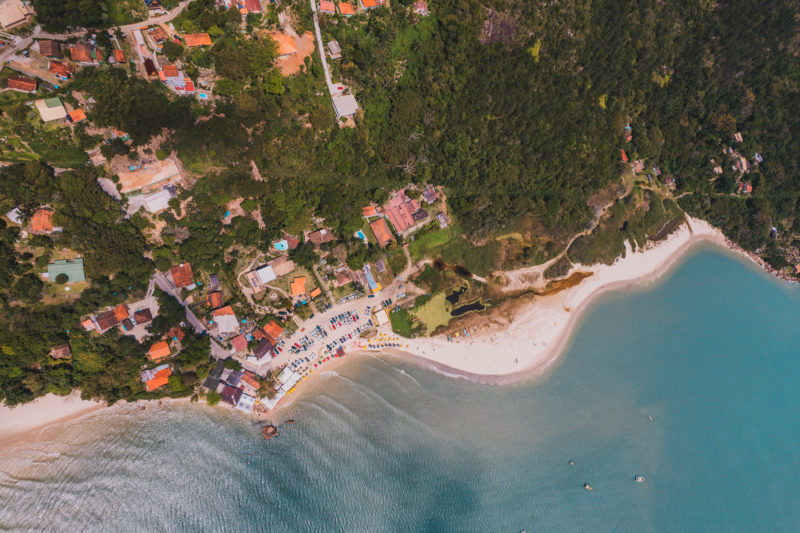 Praia do Forte, em Florianópolis &#8211; Foto: Luiz Debiasi