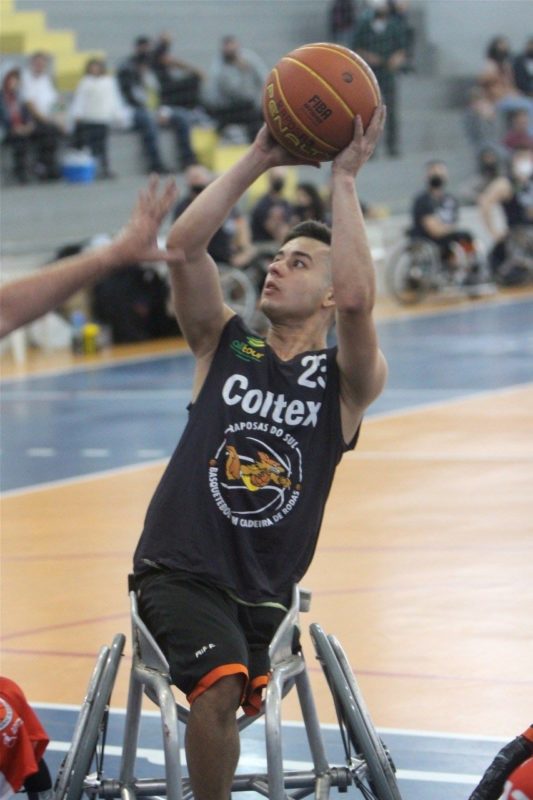 João Matheus Padilha é convocado para a seleção Sub-23 de basquete em cadeira de rodas &#8211; Foto: Jackson Nessler/Divulgação/ND