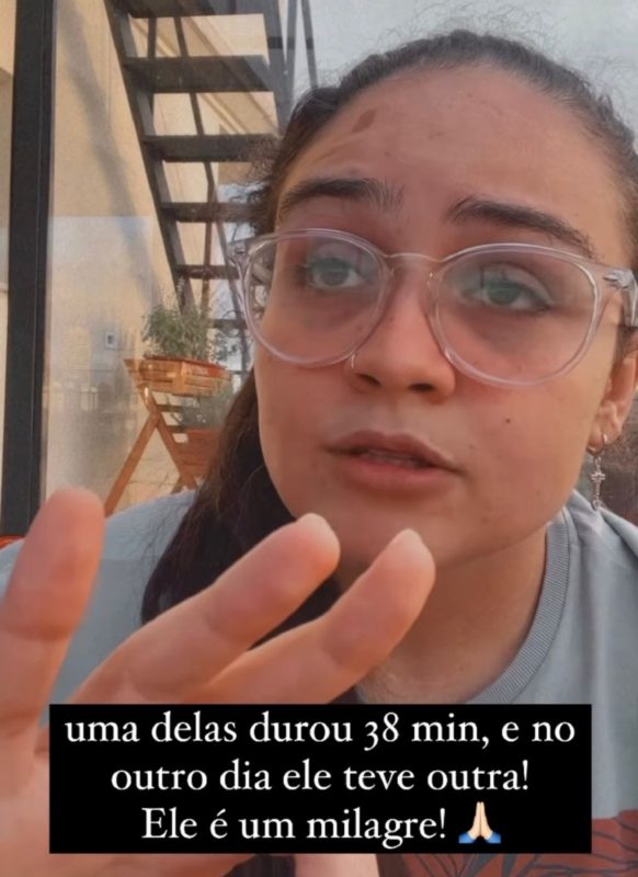 Luiza contou ao p&uacute;blico sobre os acontecimentos com o amigo Maur&iacute;lio – Foto: Reprodu&ccedil;&atilde;o/ Instagram