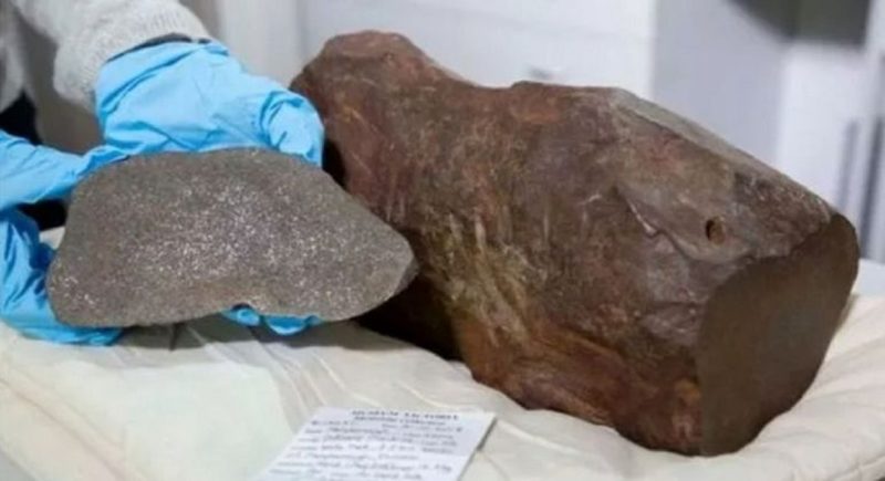 Homem guardou meteoro em casa por seis anos – Foto: Reprodução / Museums Victoria