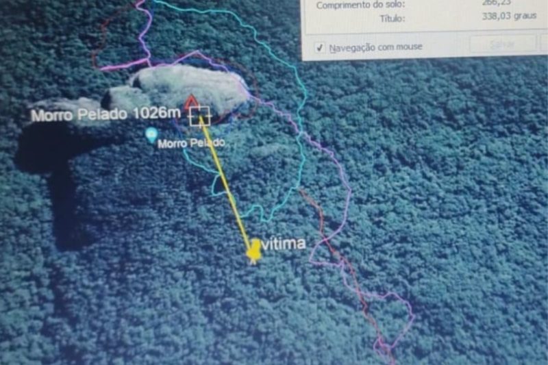 Homem passa sete horas sozinho na mata ap&oacute;s se perder em Joinville – Foto: GRM/Divulga&ccedil;&atilde;o