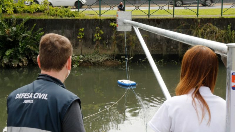 rio cachoeira, em joinville