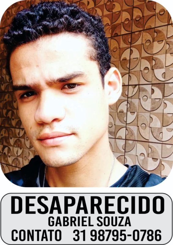 Gabriel de Souza Bragan&ccedil;a foi visto pela &uacute;ltima vez no Bairro Paranaguamirim – Foto: Pol&iacute;cia Civil / Divulga&ccedil;&atilde;o