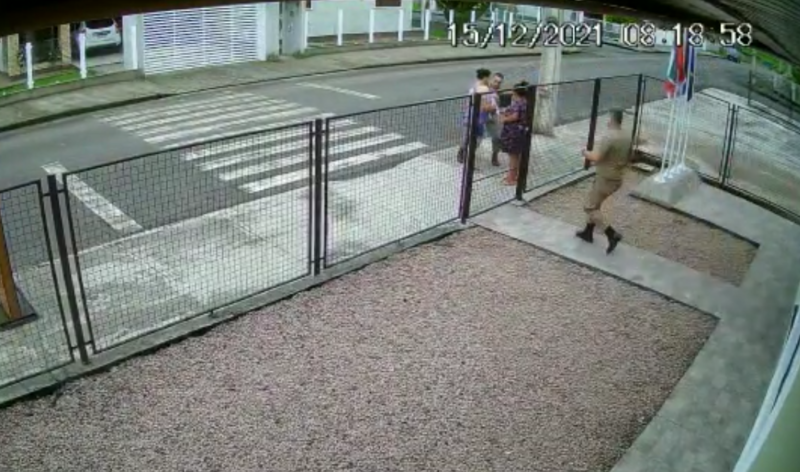 Segundo a PM, a a&ccedil;&atilde;o durou cerca de dois minutos – Foto: Divulga&ccedil;&atilde;o PM/ND