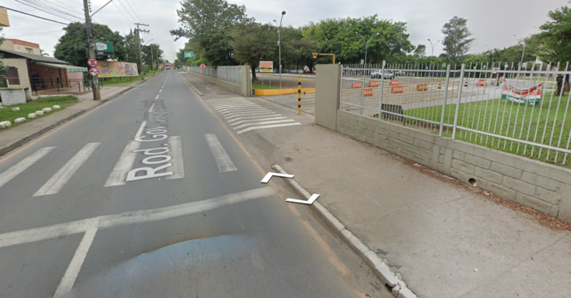 Estudante se recusa a usar m&aacute;scara e agride vigilantes em institui&ccedil;&atilde;o de ensino em Crici&uacute;ma – Foto: Reprodu&ccedil;&atilde;o/Google Maps