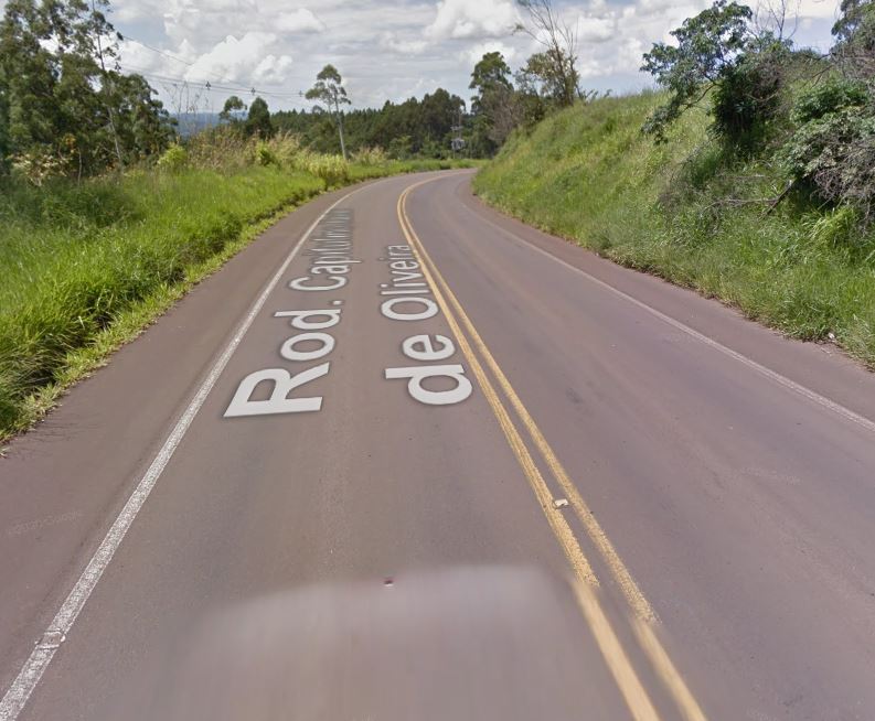 Acidente ocorreu na SC-160, entre os munic&iacute;pios de Serra Alta e Bom Jesus do Oeste – Foto: Reprodu&ccedil;&atilde;o/ND