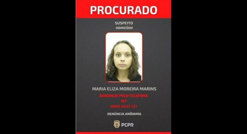 Suspeita de mandar matar o ex em Curitiba continua foragida – Foto: Pol&iacute;cia Civil de Curitiba/ Divulga&ccedil;&atilde;o