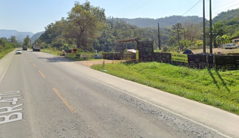 Homem sofreu tentativa de homic&iacute;dio enquanto dormia em Rodeio – Foto: Reprodu&ccedil;&atilde;o/Google Maps/ND