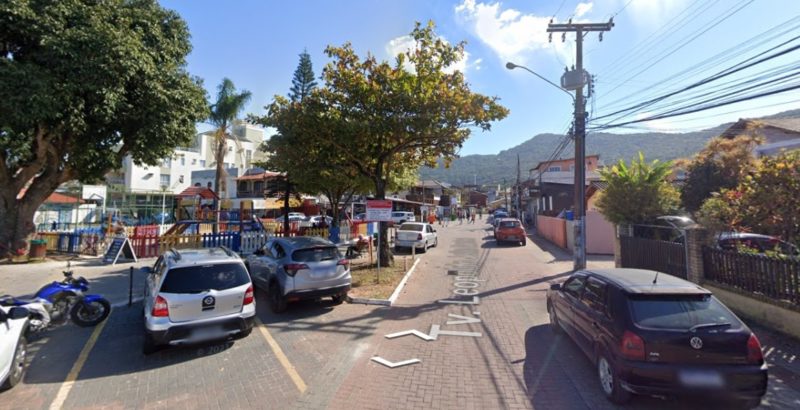 Homem de 42 anos levou um tiro de rasp&atilde;o no rosto na noite de quarta-feira (8), na Lagoa da Concei&ccedil;&atilde;o – Foto: Reprodu&ccedil;&atilde;o/Google Street View/ND