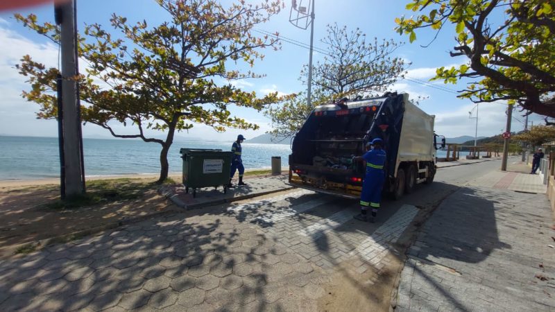 Proactiva é a empresa responsável pelo serviço de coleta de resíduos em Palhoça &#8211; Foto: Divulgação