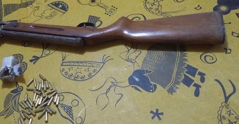 Arma do vereador apreendida pela pol&iacute;cia – Foto: Pol&iacute;cia Civil/Divulga&ccedil;&atilde;o/ND