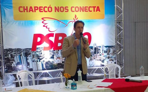 Vignatti e a nova fase do PSB em SC &#8211; Foto: Lê Noticias