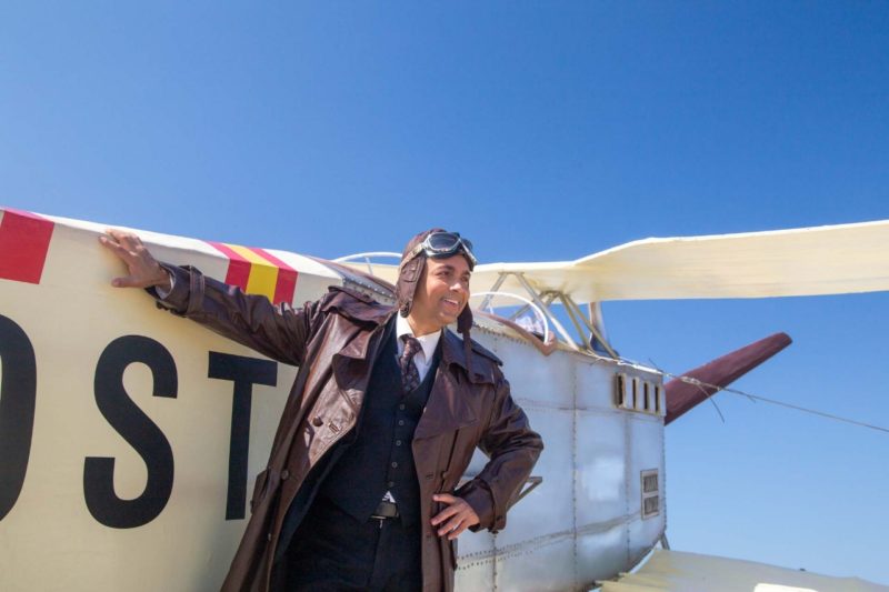 Avi&atilde;o cenogr&aacute;fico usado no Filme D&aacute;s um Banho, Z&eacute; Perri – Foto: Foto: Cristiano Prim