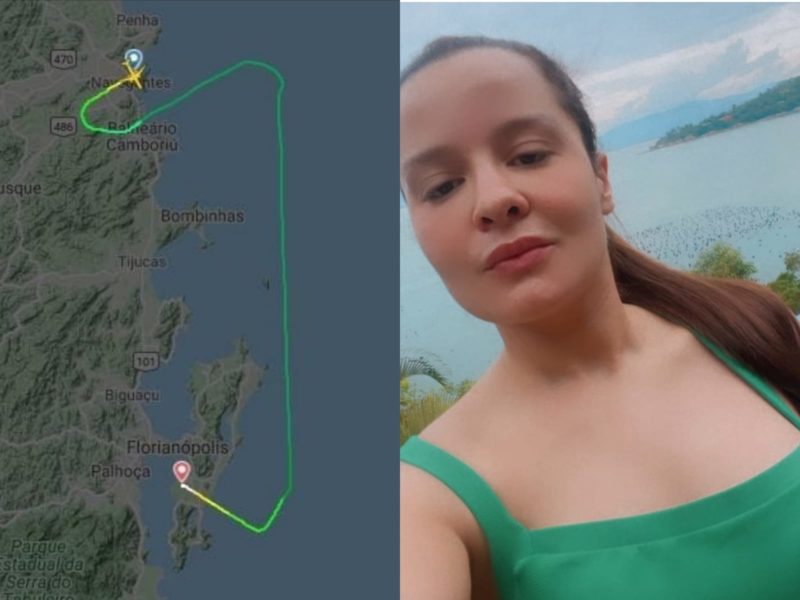 Ap&oacute;s pouso de emerg&ecirc;ncia em Florian&oacute;polis, Maiara foi realocada em outro voo e seguiu para S&atilde;o Paulo – Foto: Reprodu&ccedil;&atilde;o/Internet