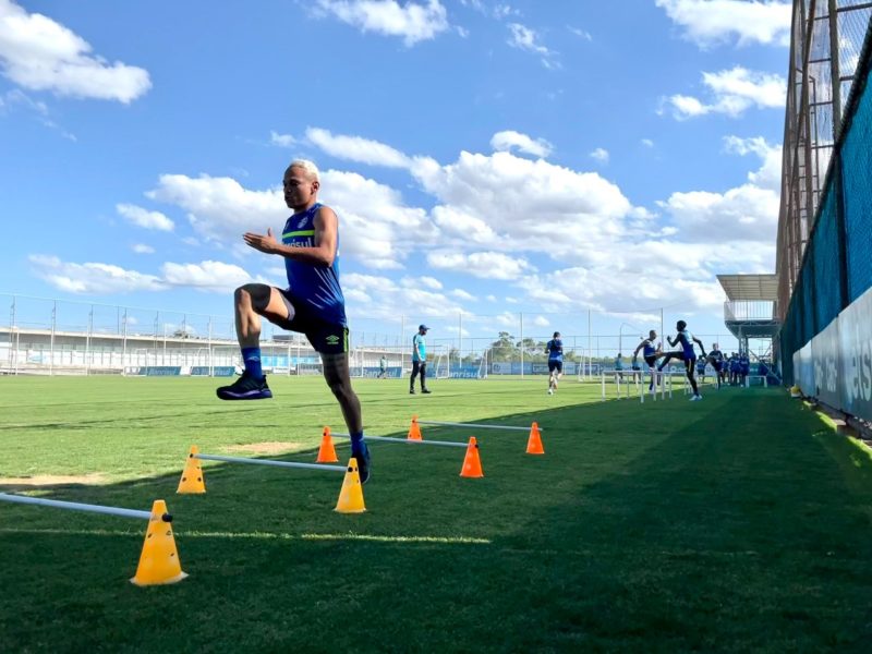 Janderson é um dos contratados para buscar o retorno à Série A em 2023 - Foto: Foto: Lucas Uebel/Grêmio FBPA