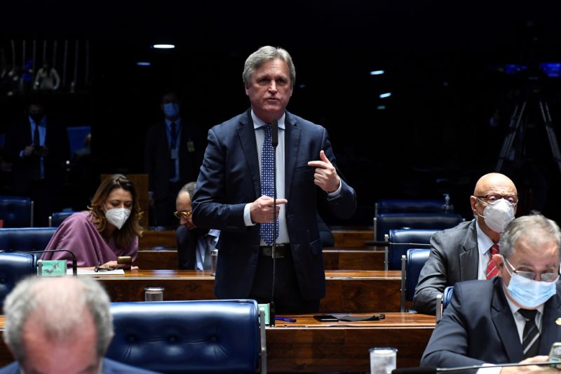 D&aacute;rio Berger no plen&aacute;rio do Senado – Foto: Roque de S&aacute;/Divulga&ccedil;&atilde;o/ND