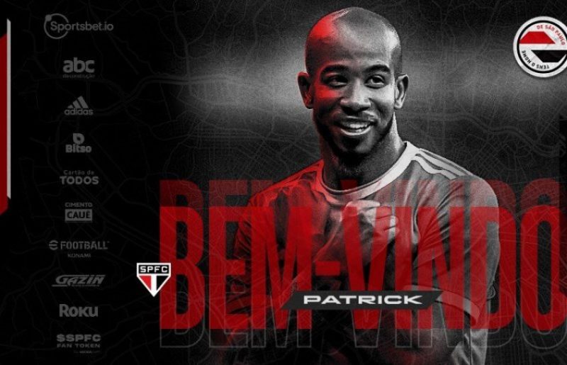 Patrick assinou por dois anos com o clube paulista – Foto: SPFC/Divulgação