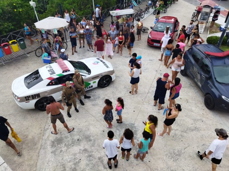 Viatura de luxo chama a aten&ccedil;&atilde;o no Pontal Norte de Balne&aacute;rio Cambori&uacute; – Foto: Jader Liberal/NDTV