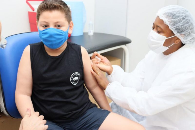 Blumenau reabre agendamento para a aplicação da vacina pediátrica contra Covid-19 &#8211; Foto: Eraldo Schnaider