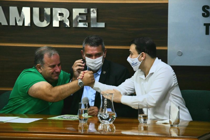 Prefeito de Pedras Brancas agora est&aacute; no comando da Amurel – Foto: Divulga&ccedil;&atilde;o/Amurel/ND