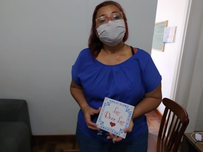 Joinville virou o doce lar da sobrevivente Andr&eacute;a – Foto: Juliane Guerreiro/ND